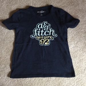 Kids Abercrombie navy blue shirt